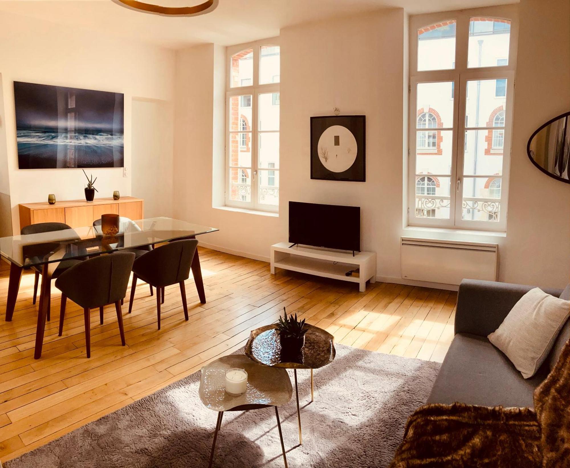 So Guest- Luxueux Appartement, Ancienne Maison De Champagne Proche Cathedrale Реймс Екстериор снимка